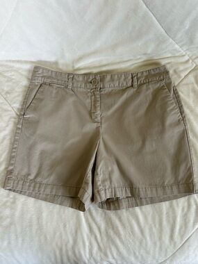 LOFT Khaki Chino Shorts